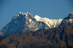 01 Nilgiri South and Nilgiri Main Just After Leaving Ghorepani On Trek To Chomrong 